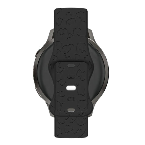 Bandz Garmin Bounce 2 Silicone Strap 'Leopard' (Black)