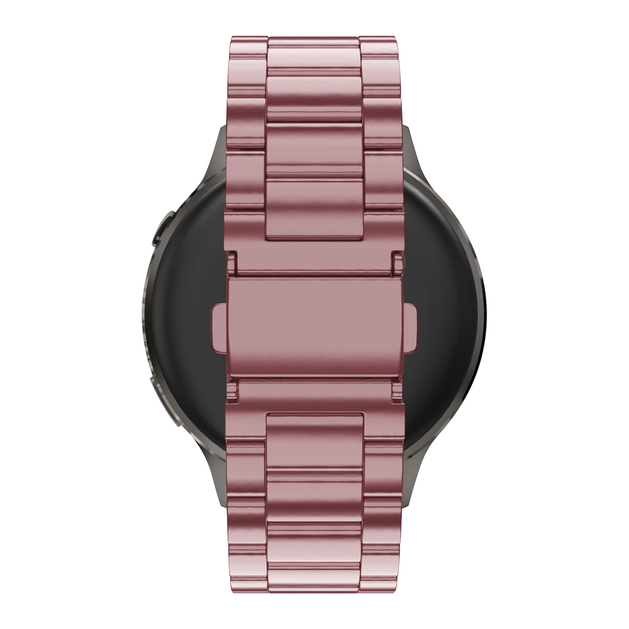 Bandz Garmin Forerunner 255s Steel Strap 'Classic' (Pink)