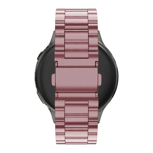 Bandz Garmin Forerunner 265s Steel Strap 'Classic' (Pink)