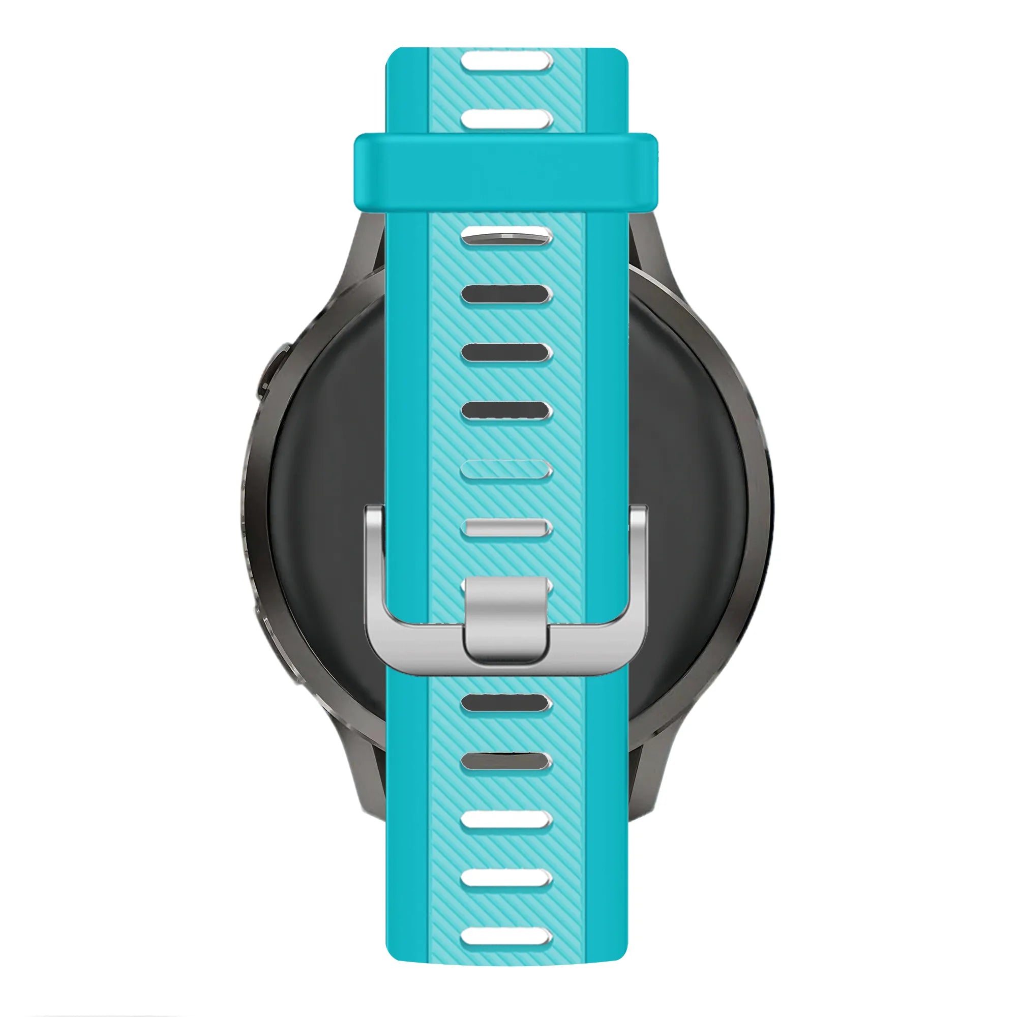 Bandz Garmin Forerunner 570 - 47mm Dual Buckled Sport Strap (Aqua)
