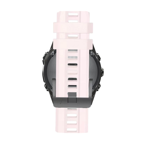 Bandz Garmin Fenix 8 - 43mm Silicone Strap 'Classic' (Light Pink)