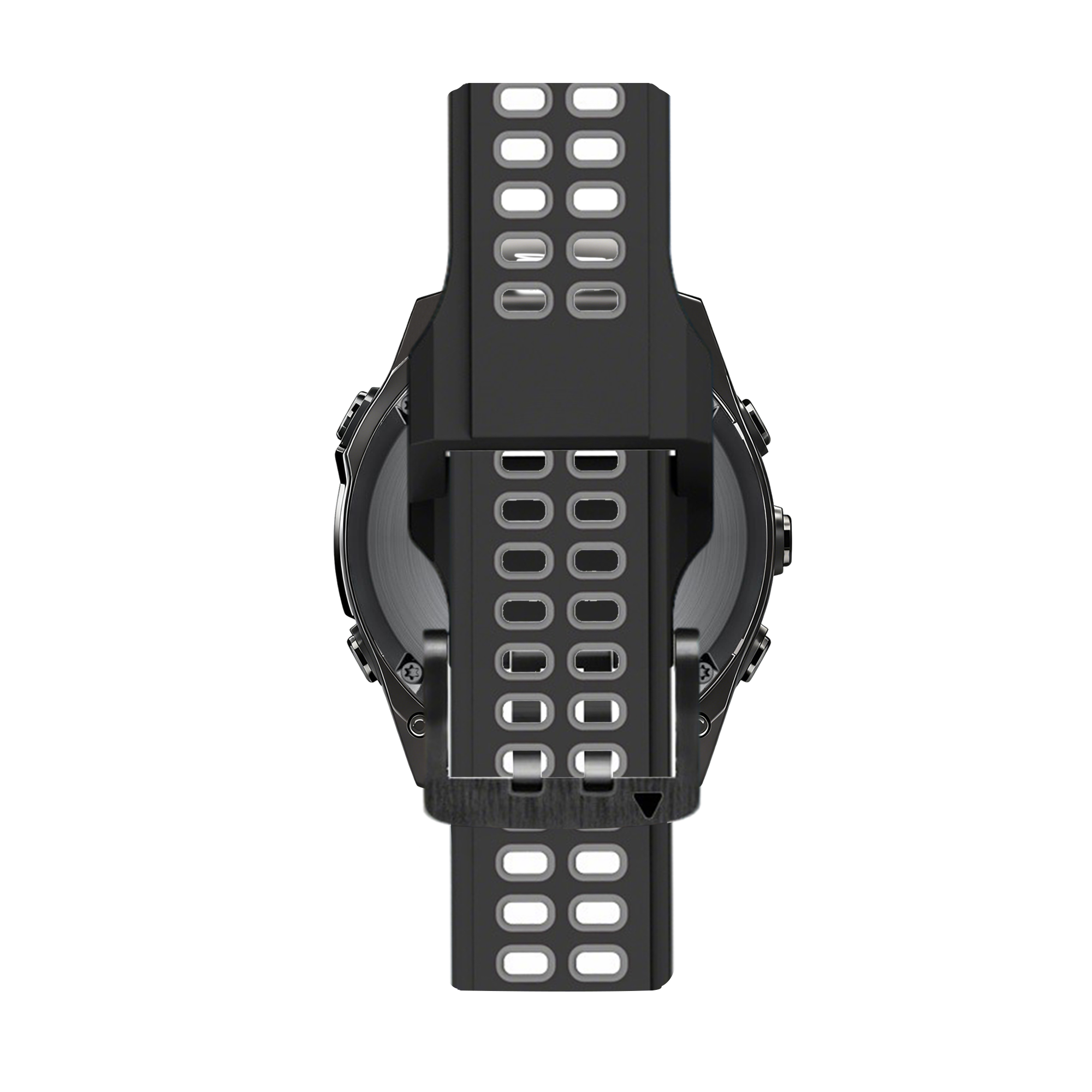 Bandz Garmin Fenix 5 / 6 Buckled Sport Strap (Black/Grey)