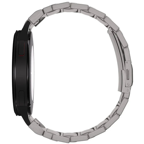 Titanium Strap 'One Push', on a watch, direct rear view