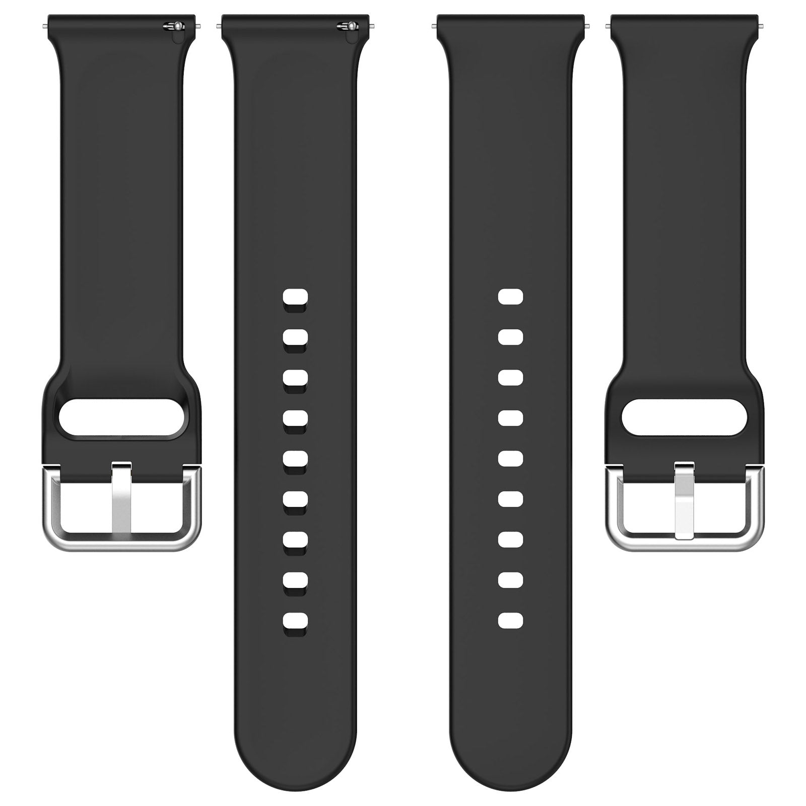 TicWatch Pro 5 Enduro Silicone Buckle Strap (Black)