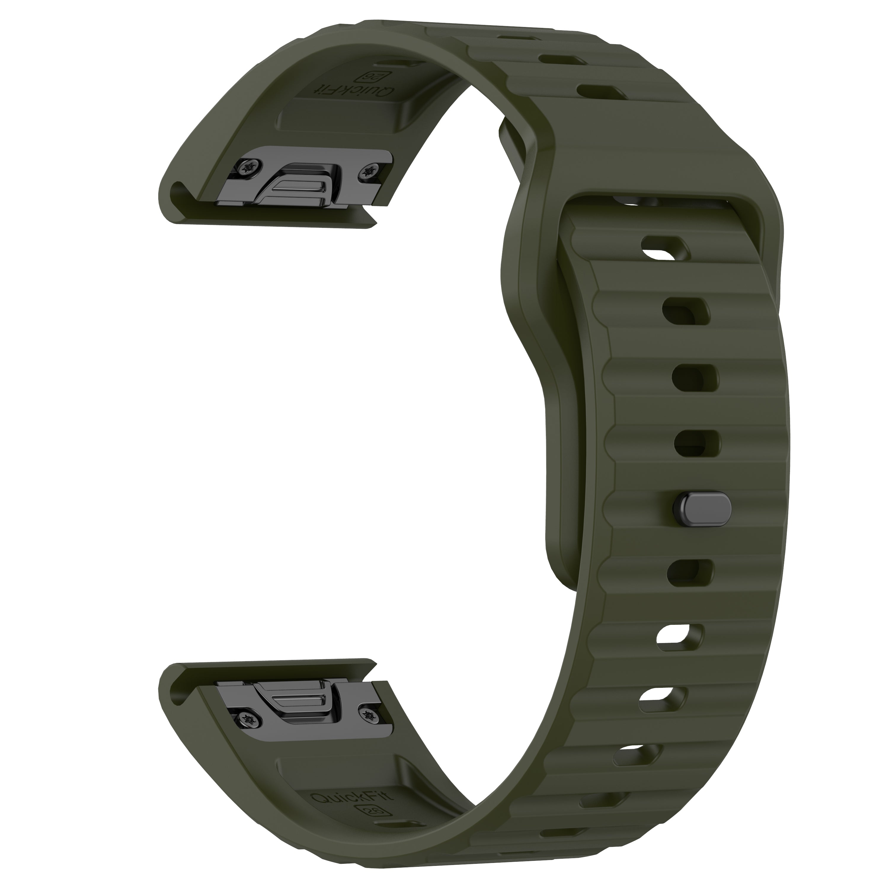 Garmin Tactix 8 - 51mm Outdoor Silicone Strap (Army Green)