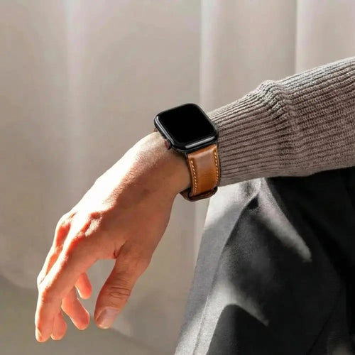 Apple Watch Ultra Leather Strap (Brown)