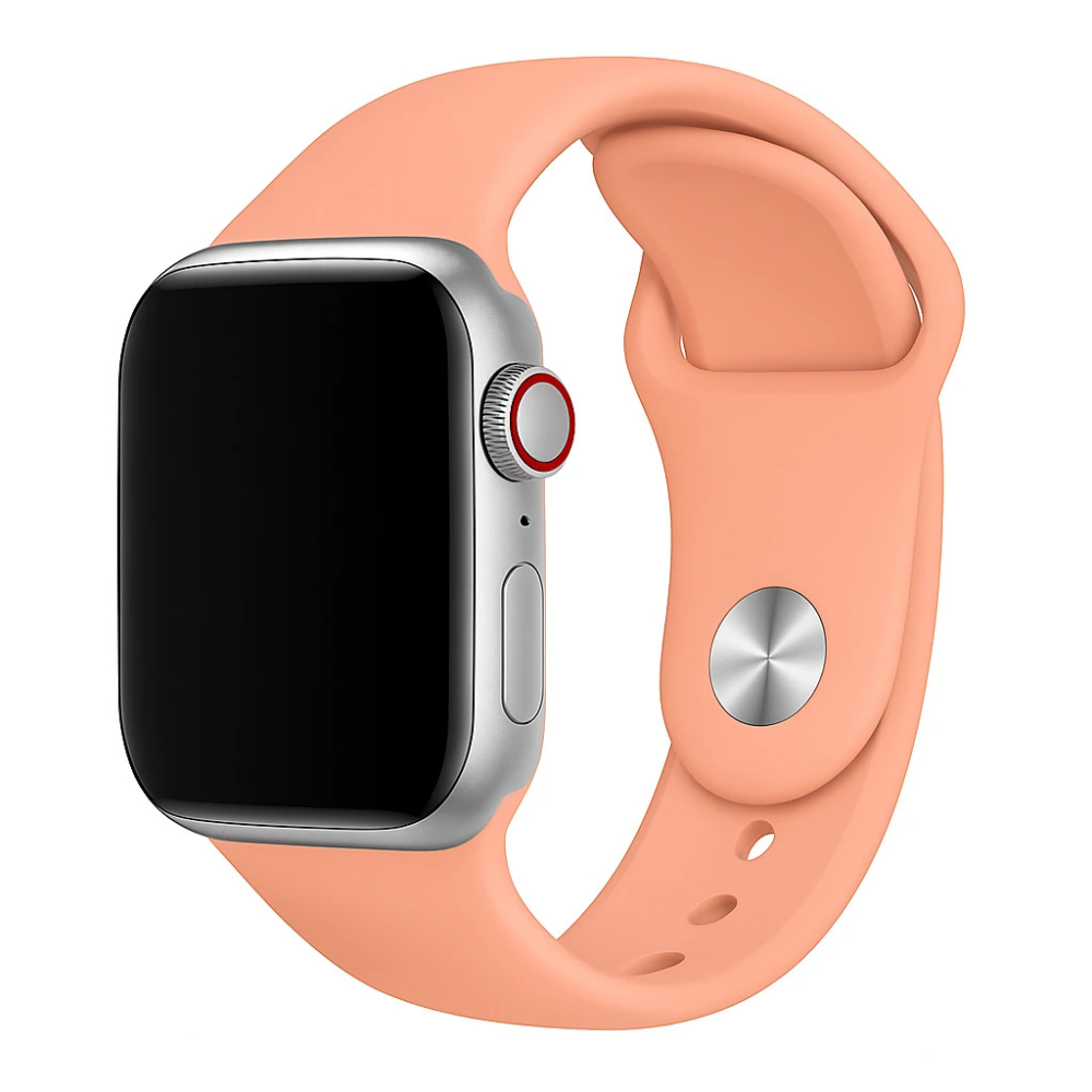 Apple Watch Silicone Strap (Orange-Pink) - 38/40/41mm