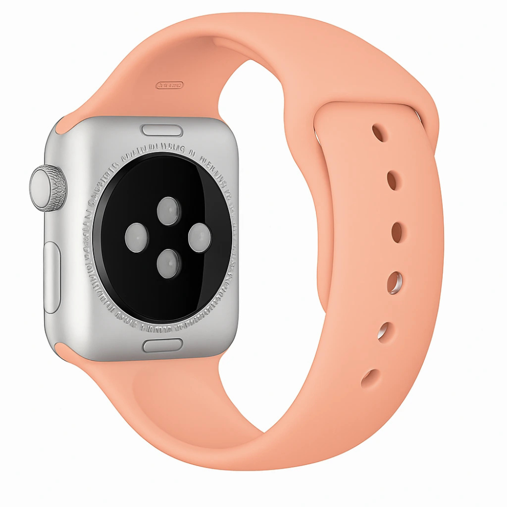 Apple Watch Silicone Strap (Orange-Pink) - 38/40/41mm