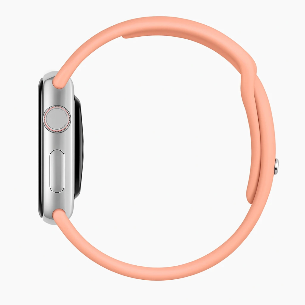 Apple Watch Silicone Strap (Orange-Pink) - 38/40/41mm