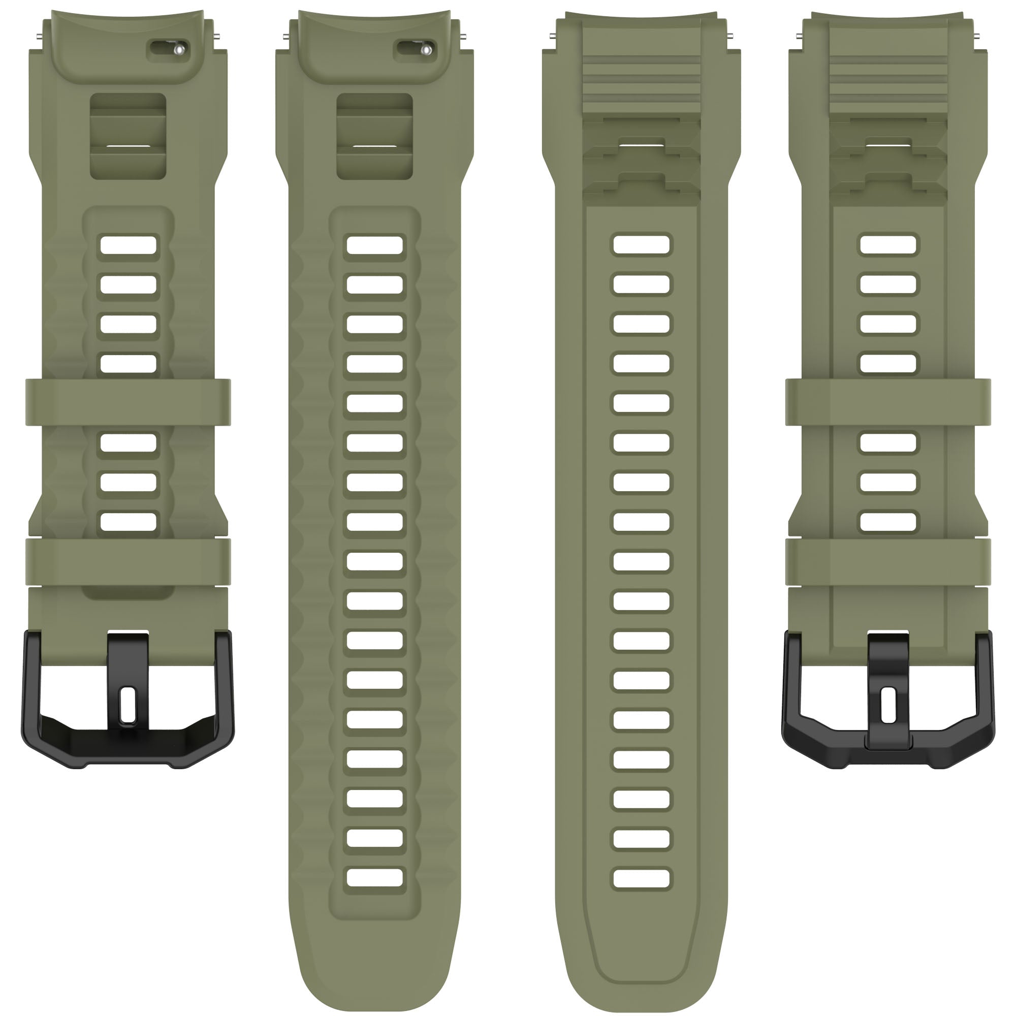 Amazfit T-Rex 3 Pro - 48mm Silicone Strap (Dark Green)