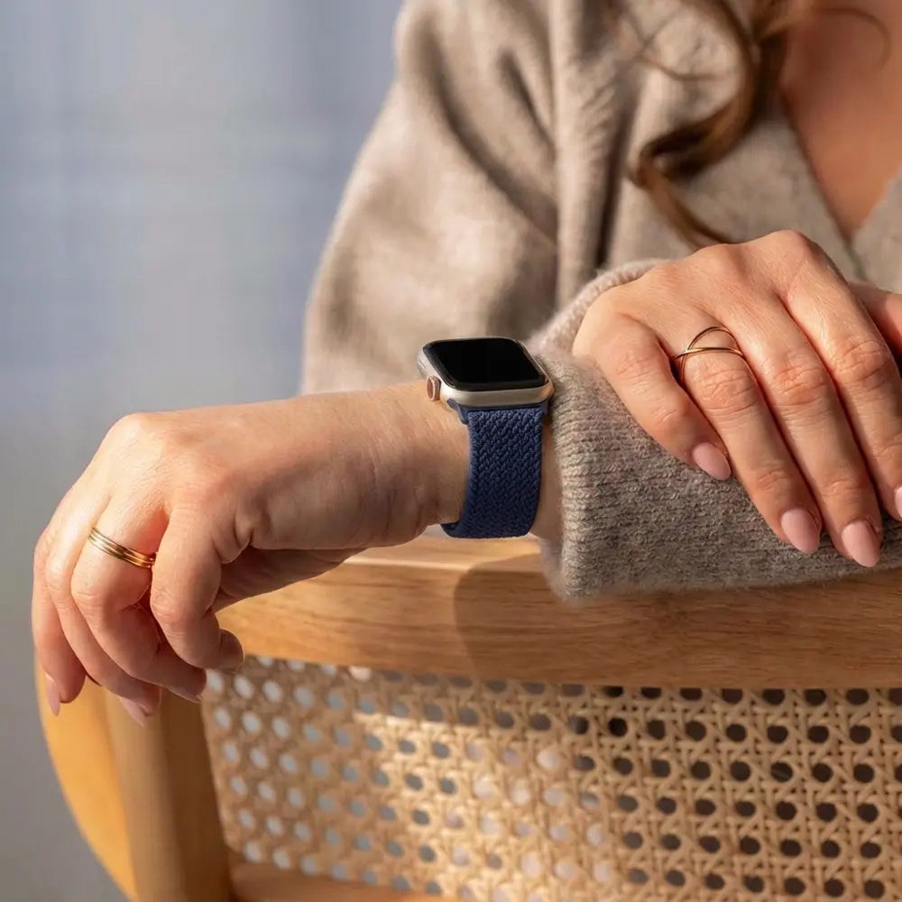 Apple Watch Elastic Strap (Dark Blue)