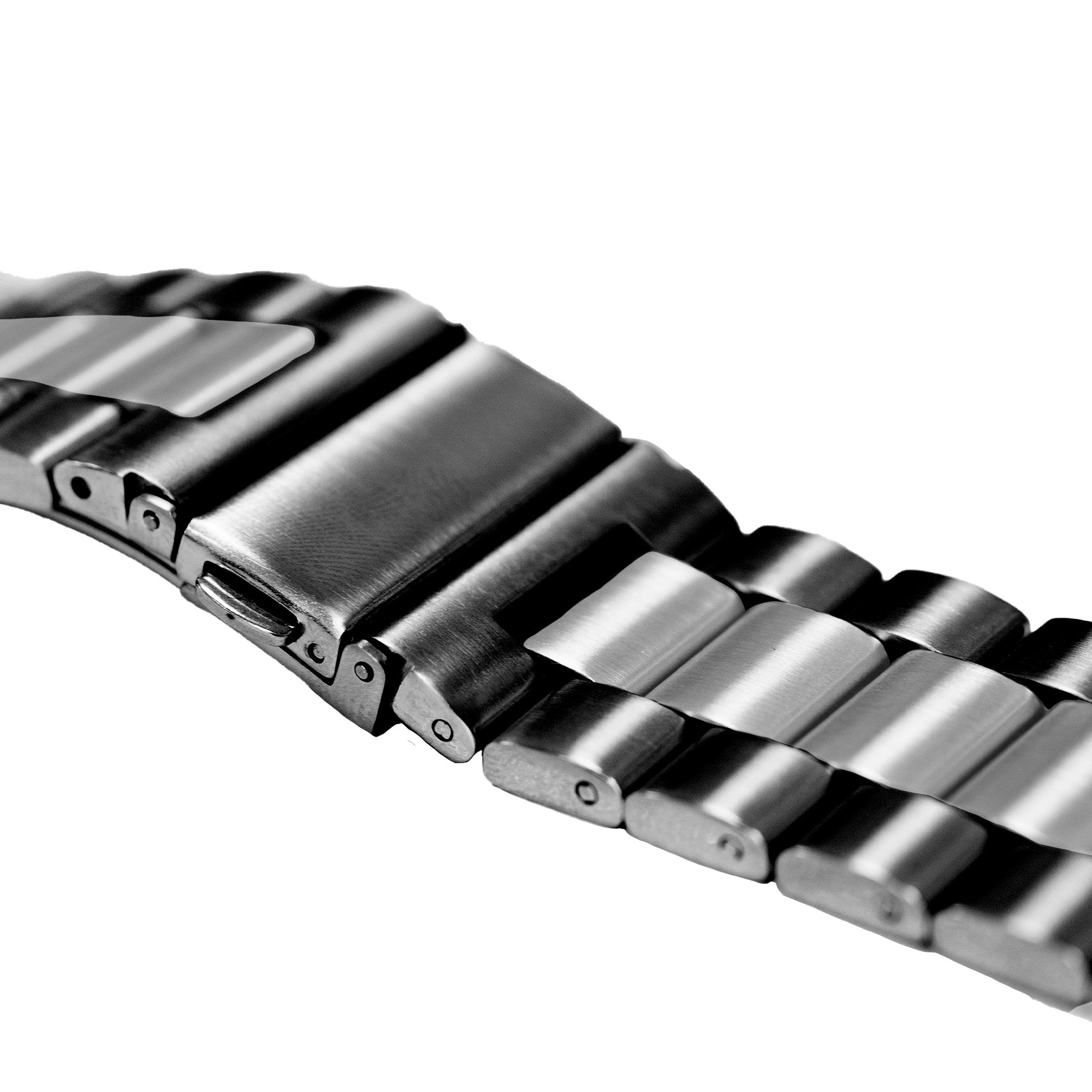 Apple Watch Steel Strap (Black/Silver)