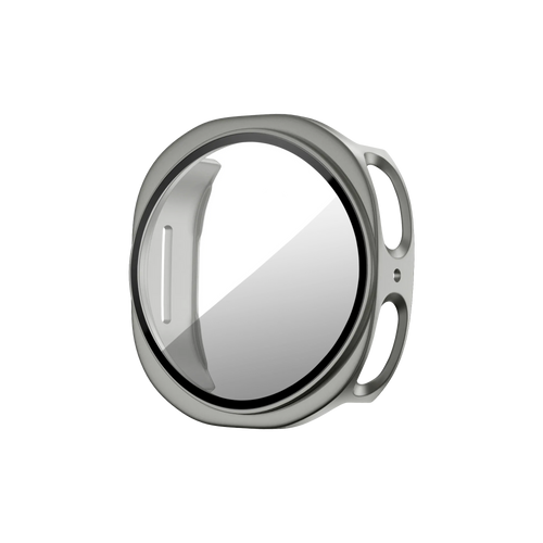 Bandz Samsung Galaxy Watch 8 - 44mm PC Cover with Glass (Titanium Gold)