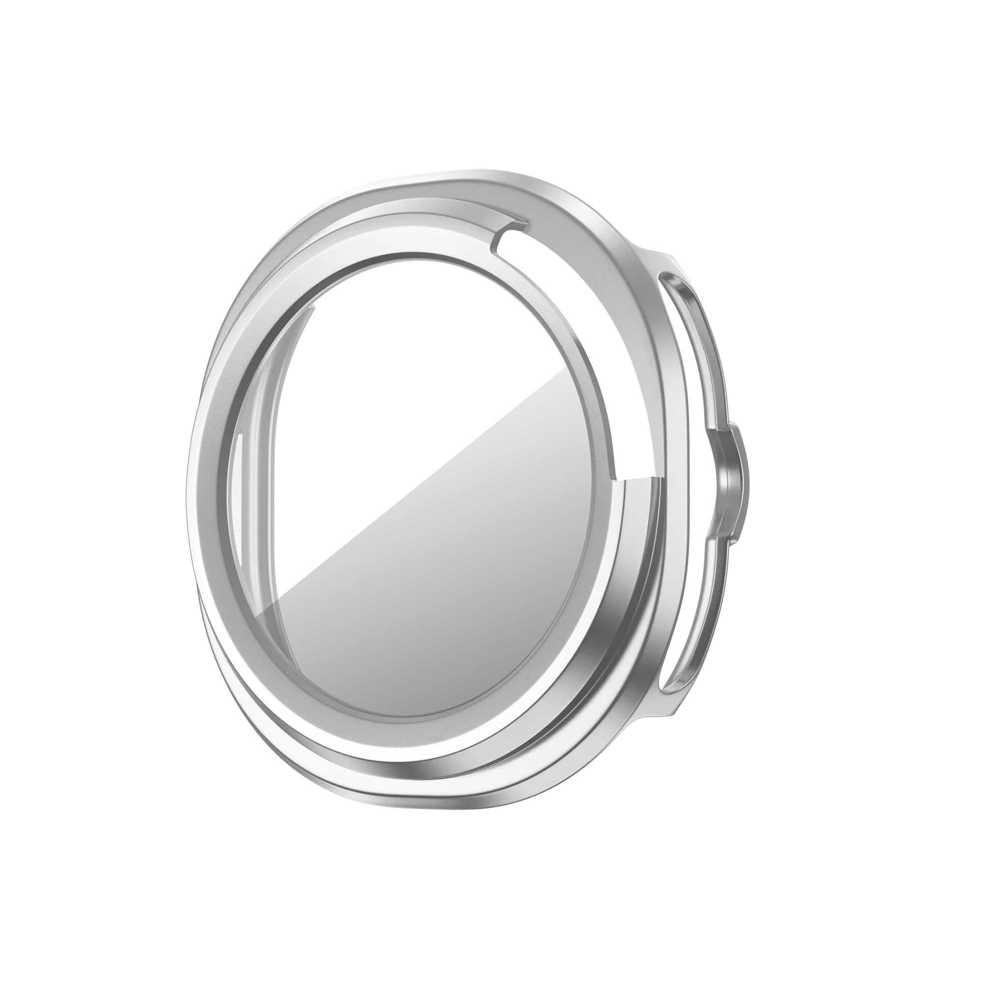Bandz Samsung Galaxy Watch 8 Classic PC Cover with Glass (Silver)