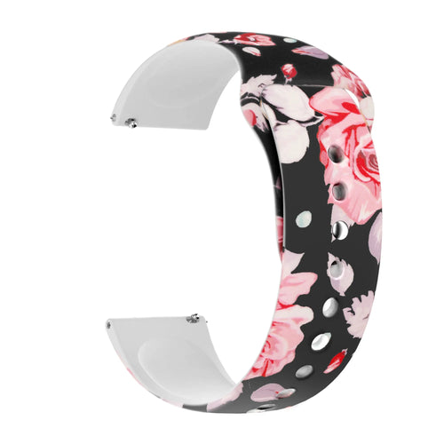 Bandz Actyve Smartwatch 20mm Patterned Strap (Flowers)
