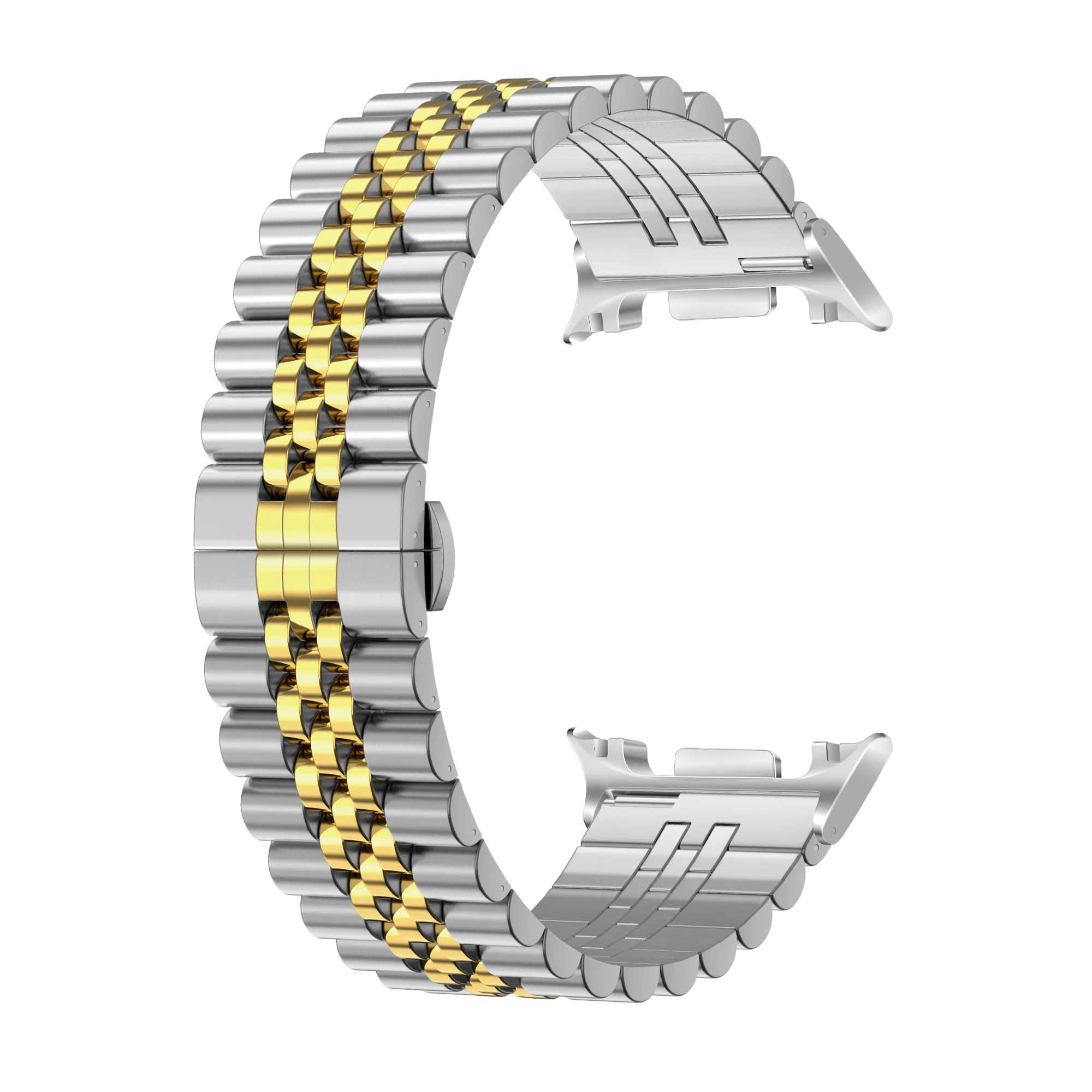 Samsung Galaxy Watch 8 Classic Jubilee Steel Strap (Silver/Gold)