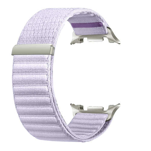 Samsung Galaxy Watch 9 - 44mm Wave Nylon Strap (Light Purple)