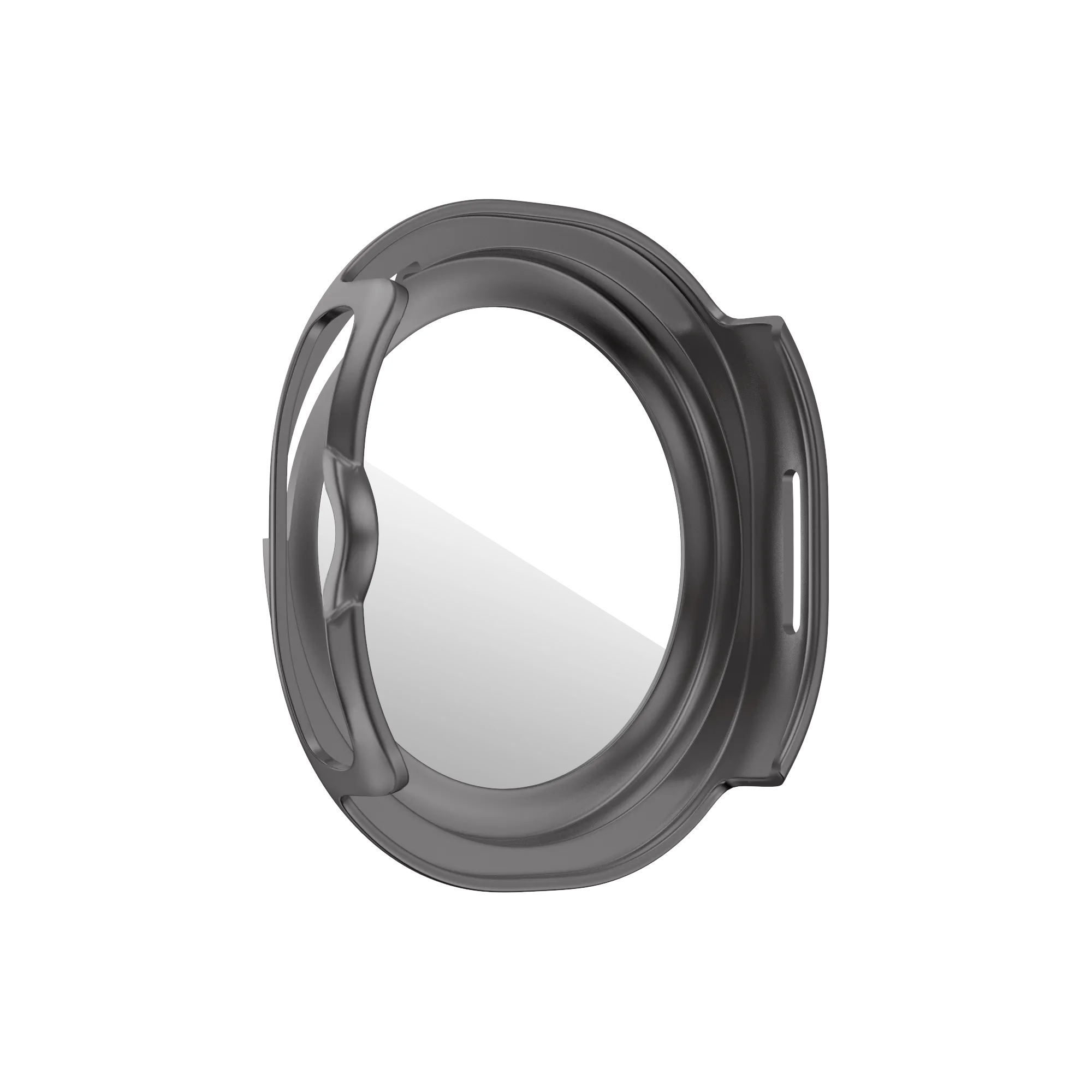 Bandz Samsung Galaxy Watch 8 Classic Bezel Cover with Glass (Titanium Grey/White)