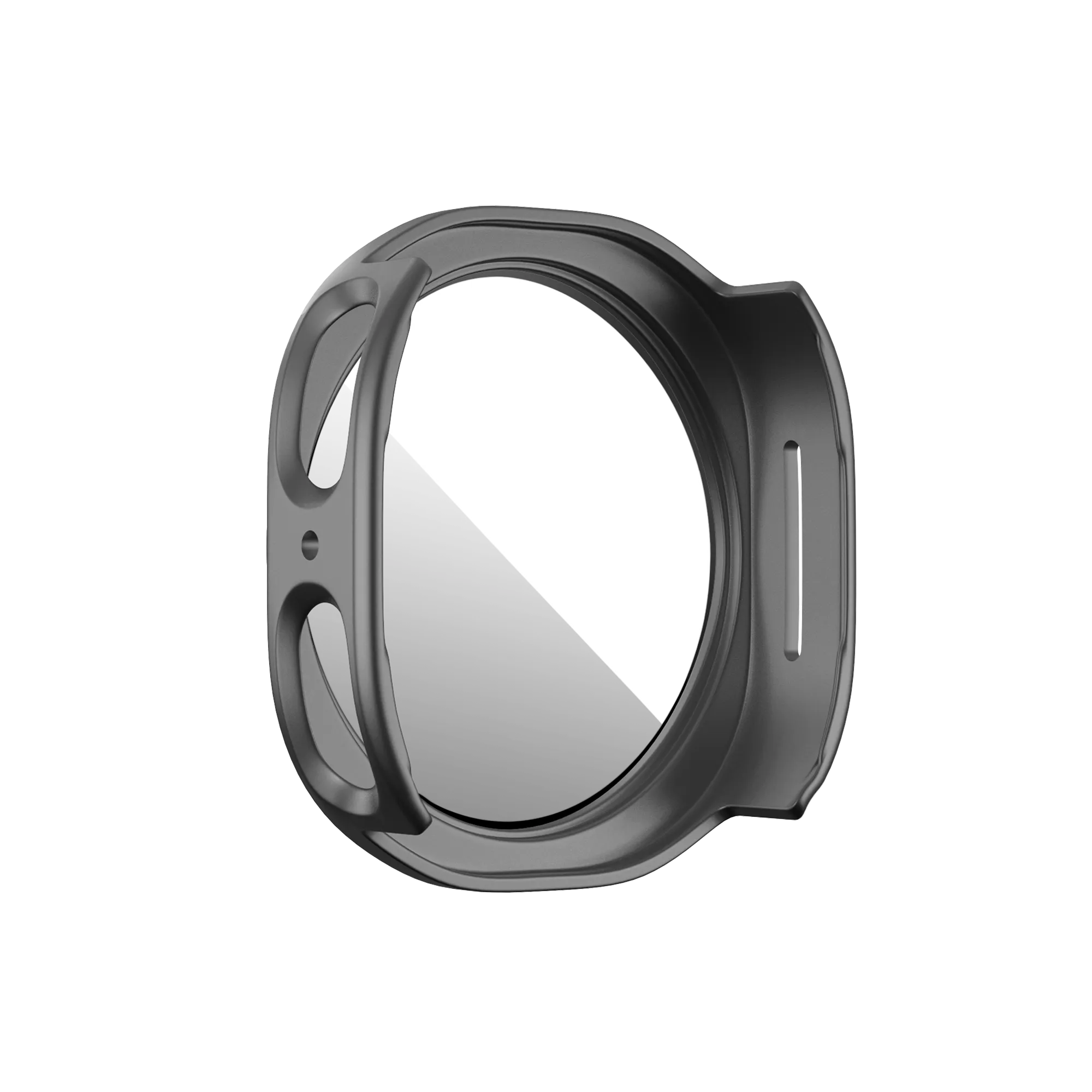 Bandz Samsung Galaxy Watch 8 - 44mm PC Cover with Glass (Titanium Grey)