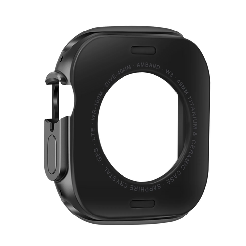 Bandz Apple Watch Ultra - 49mm Metal Case (Black)