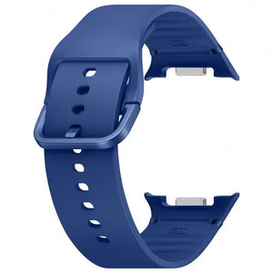 Silicone Sport Strap, navy blue, without a watch, 3/4 front view