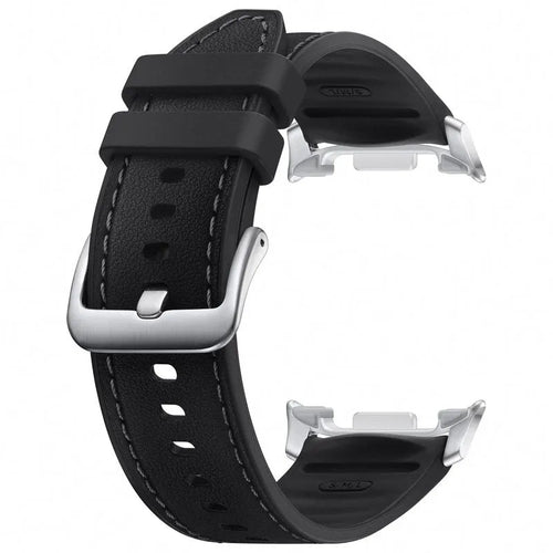 Leather Original Hybrid Strap, black, without a watch, 3/4 front view