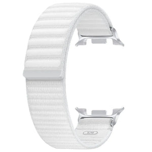 Nylon Fabric Strap, white, without a watch, 3/4 front view