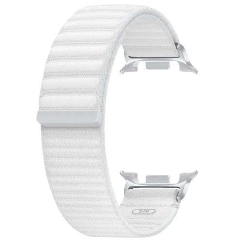 Nylon Fabric Strap, white, without a watch, 3/4 front view