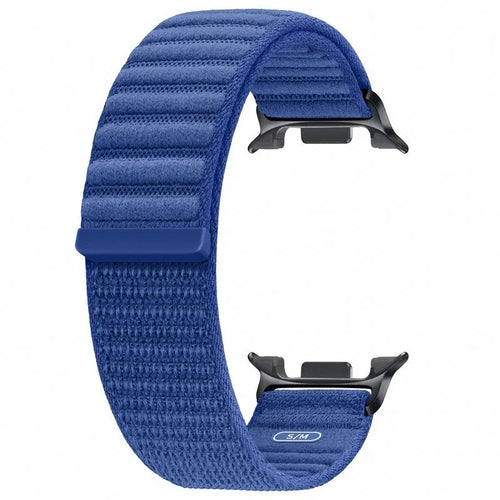 Nylon Fabric Strap, navy blue, without a watch, 3/4 front view