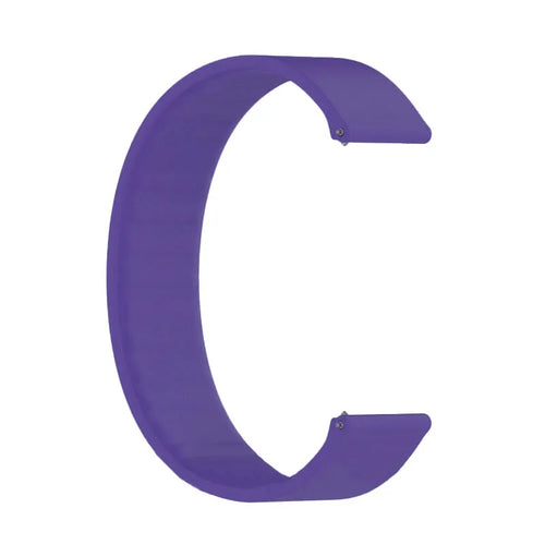 Silicone Elastic Strap, purple, without a watch, 3/4 front view