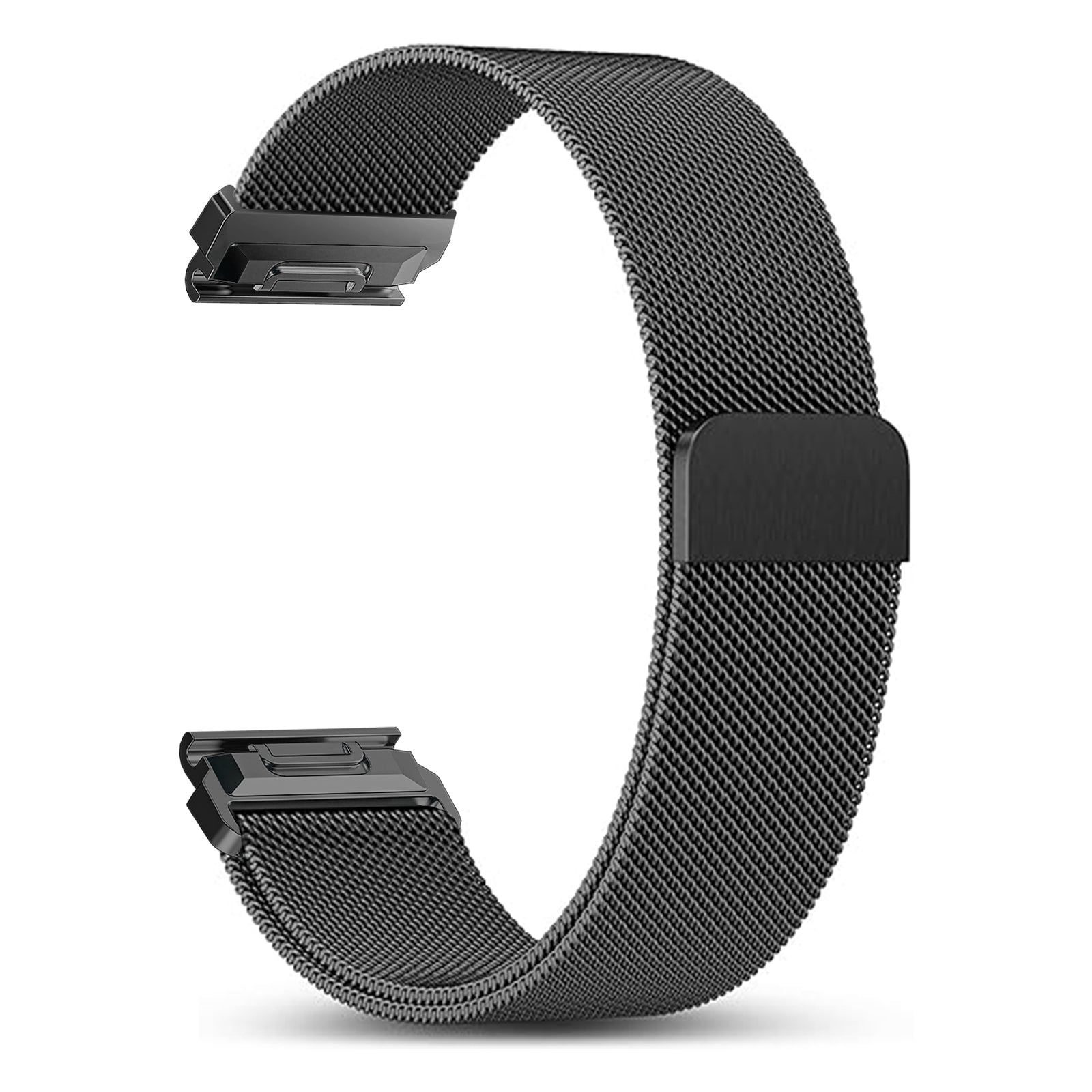 Garmin Fenix 5x / 6x Premium Milanese Strap (Black)