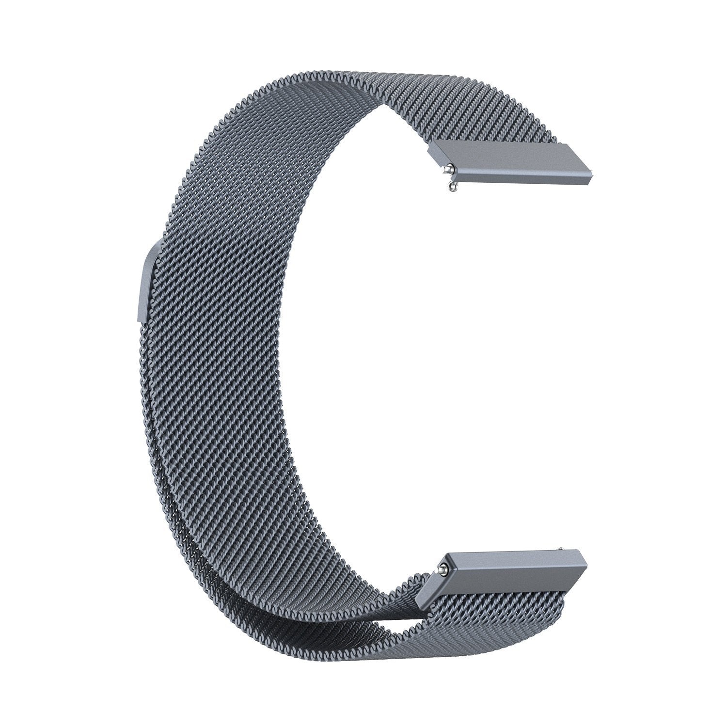 Milanese Strap, space grey, without a watch, 3/4 front view