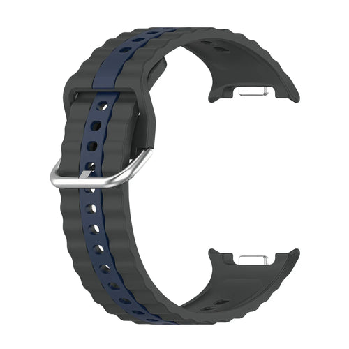 Samsung Galaxy Watch 8 - 44mm Dual Sport Strap (Dark Grey/Blue)