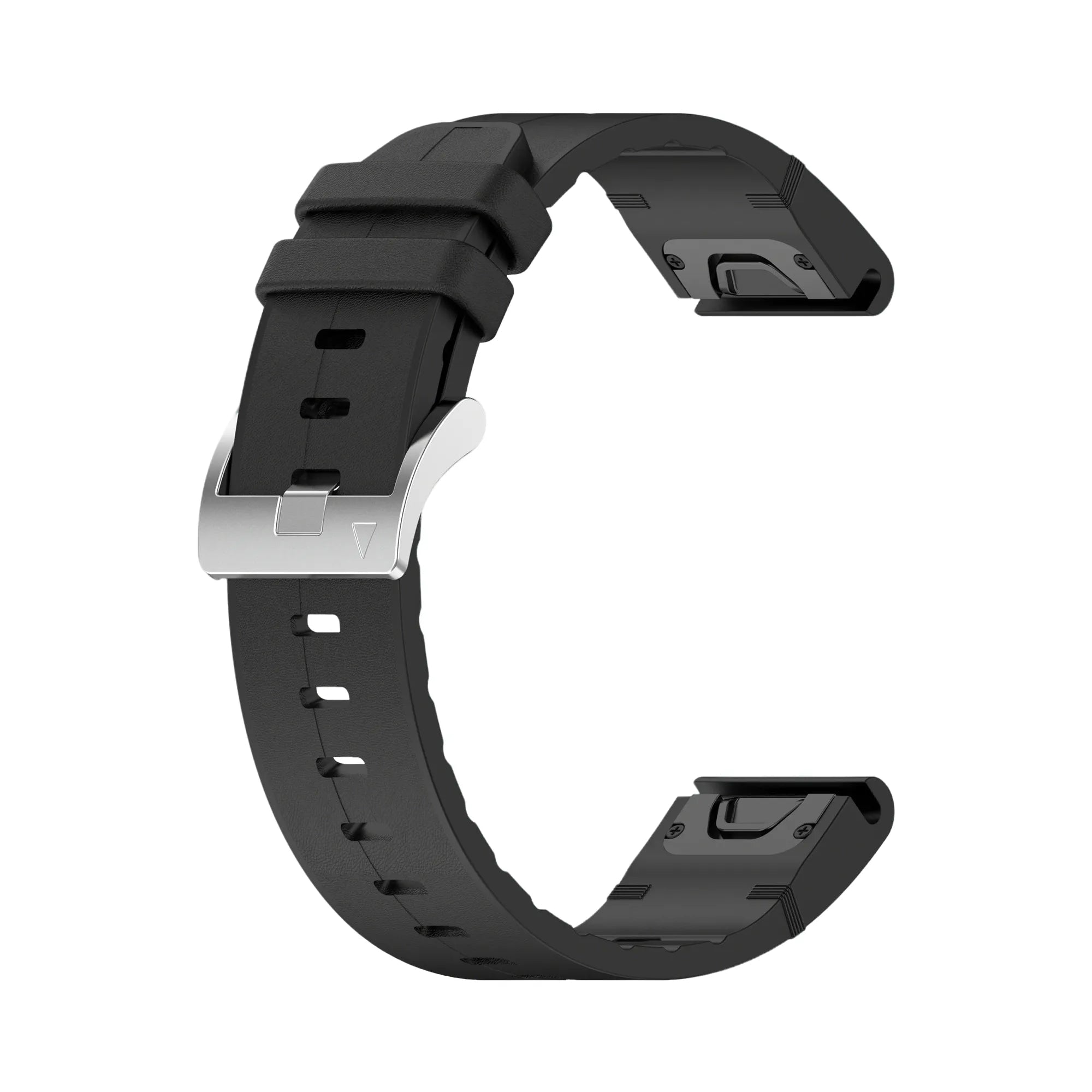 Garmin Instinct E - 40mm Leather Hybrid Strap (Black)