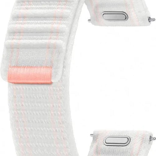 Nylon Fabric Strap, white, without a watch, 3/4 front view
