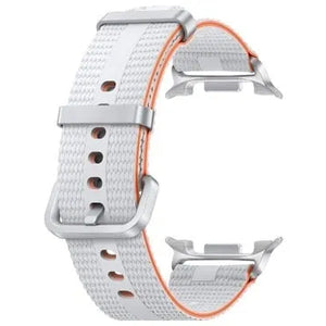 Nylon Fabric Strap, white, without a watch, 3/4 front view