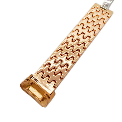 Steel Dragon Strap, rose gold, without a watch, 3/4 front view