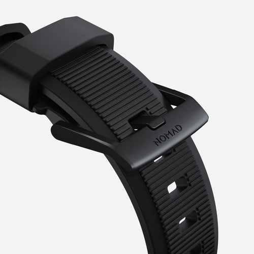 Nomad Rugged Apple Watch Silicone Strap (Black)