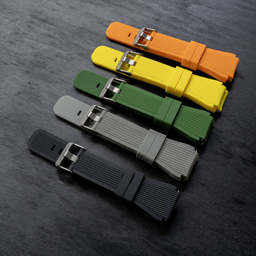 Withings ScanWatch Nova Twill Silicone Strap (Yellow)