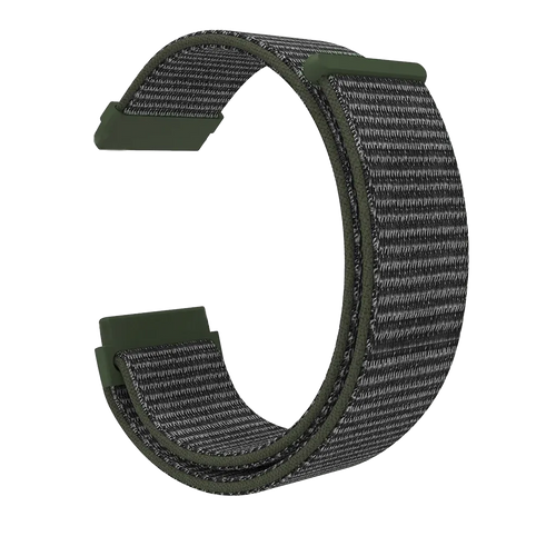 Fitbit Versa 3 Nylon Strap (Grey-Green)