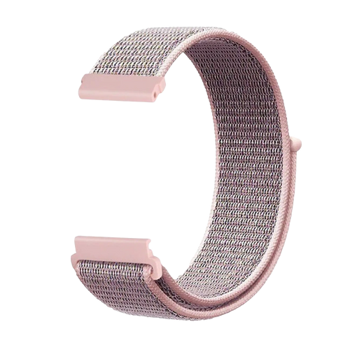 Samsung Galaxy Watch 4 40mm Nylon Strap (Grey/Pink)