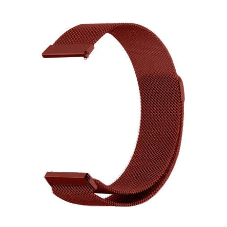 Milanese Strap, red, without a watch, 3/4 front view