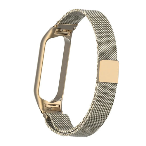 Milanese Strap, gold, without a watch, 3/4 front view