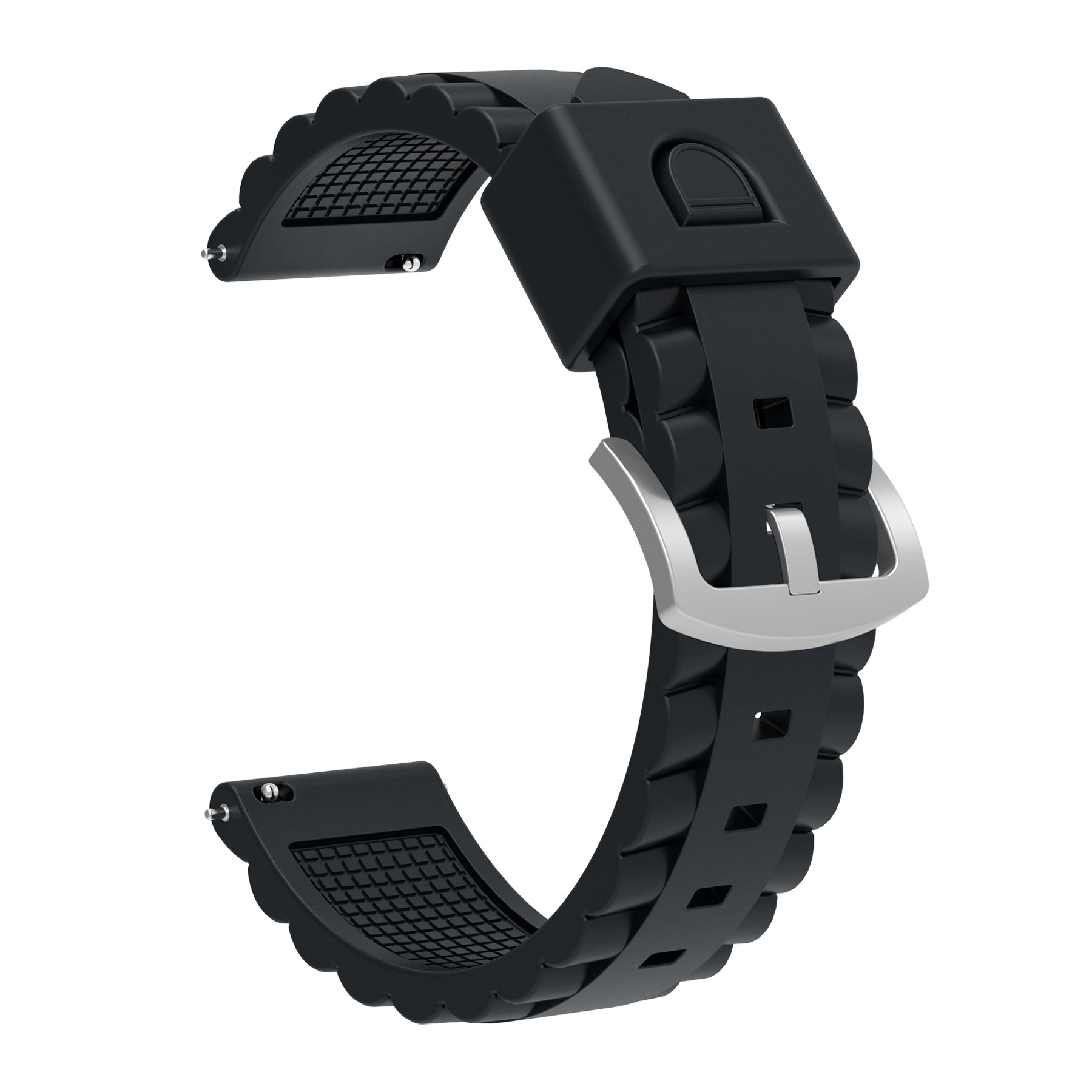 Garmin Venu X1 Wave Silicone Strap (Black)