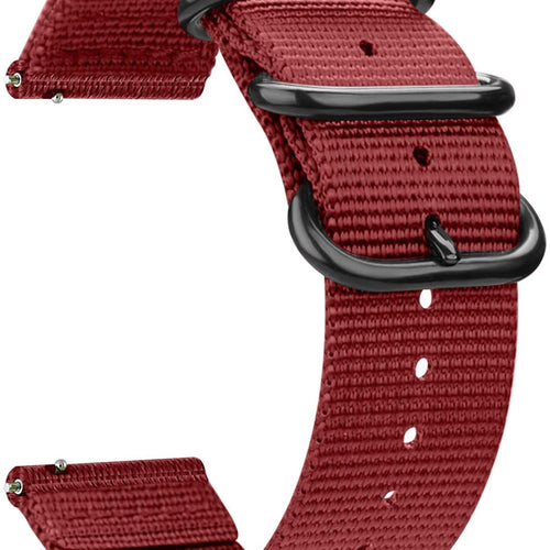 Amazfit Active 2 Nylon Buckle Strap (Red)