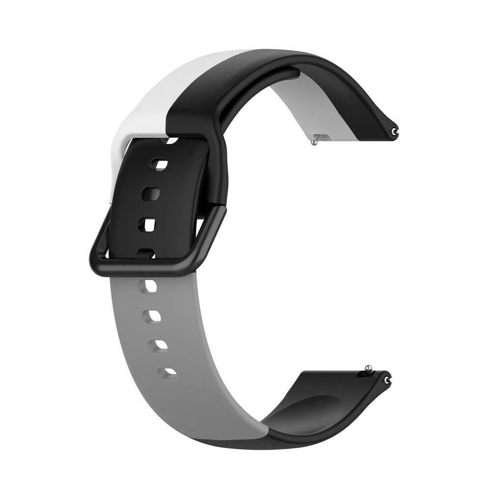 Silicone Triple Sport Strap, without a watch, 3/4 front view