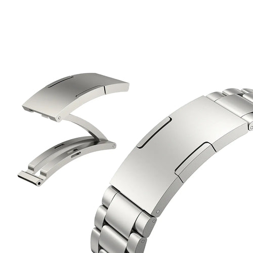 Refined Steel Strap, silver, without a watch, 3/4 front view