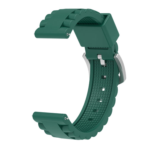 Garmin Venu X1 Wave Silicone Strap (Green)