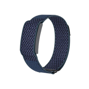Nylon Strap, dark blue, without a watch, 3/4 front view