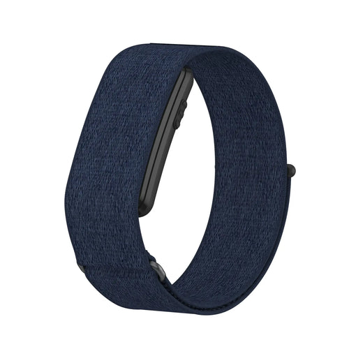 Biceps Nylon Bracelet, dark blue, without a watch, 3/4 front view
